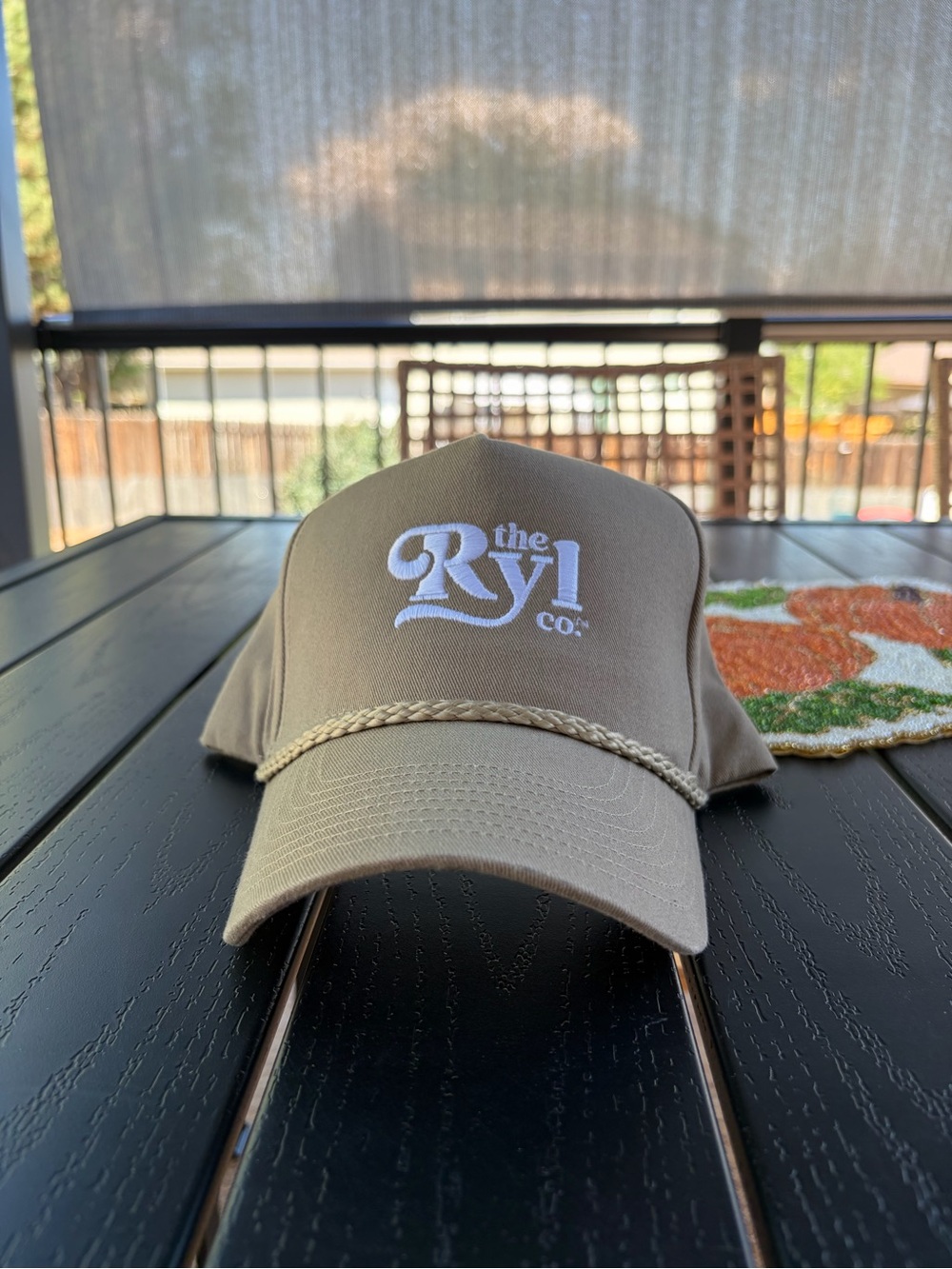 The Ryl Co. Men's Tan Rope snapback